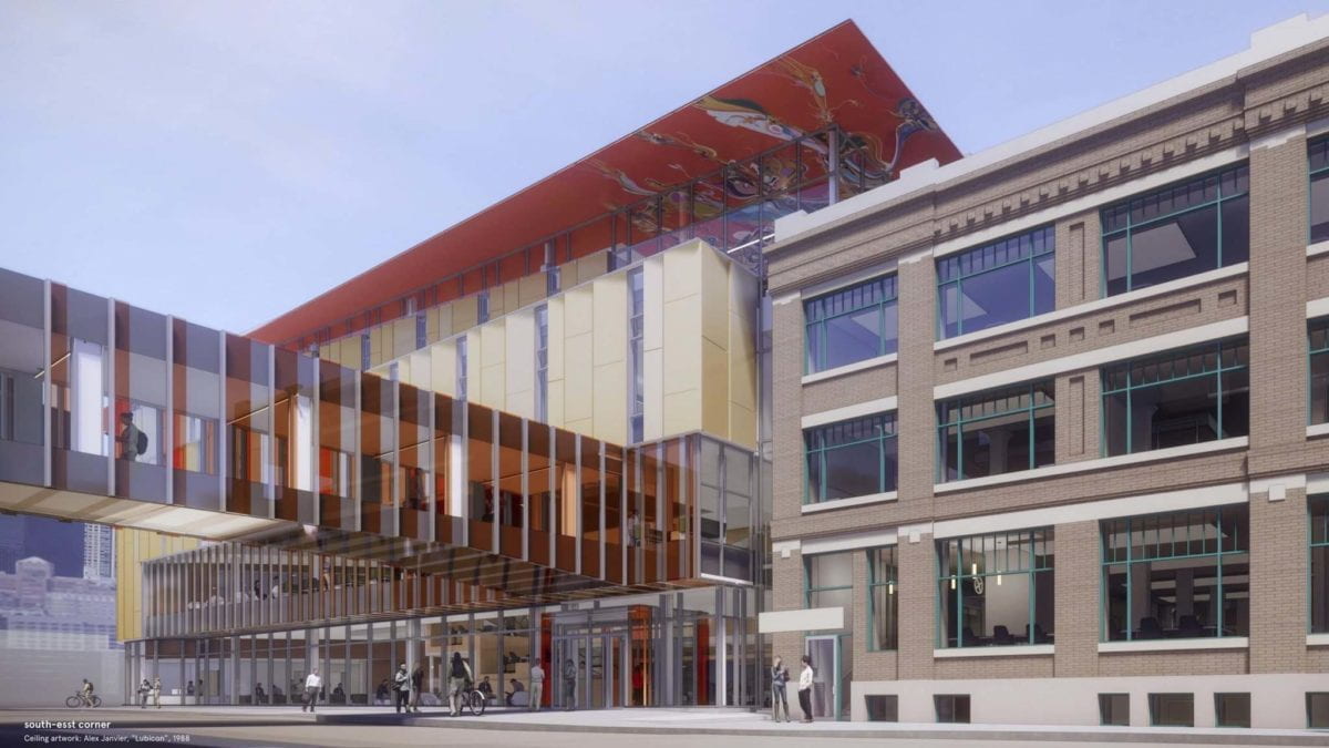 Facade Rendering of the RRC Innovation Centre