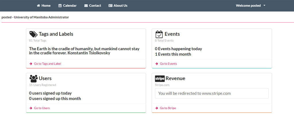 Admin Dashboard