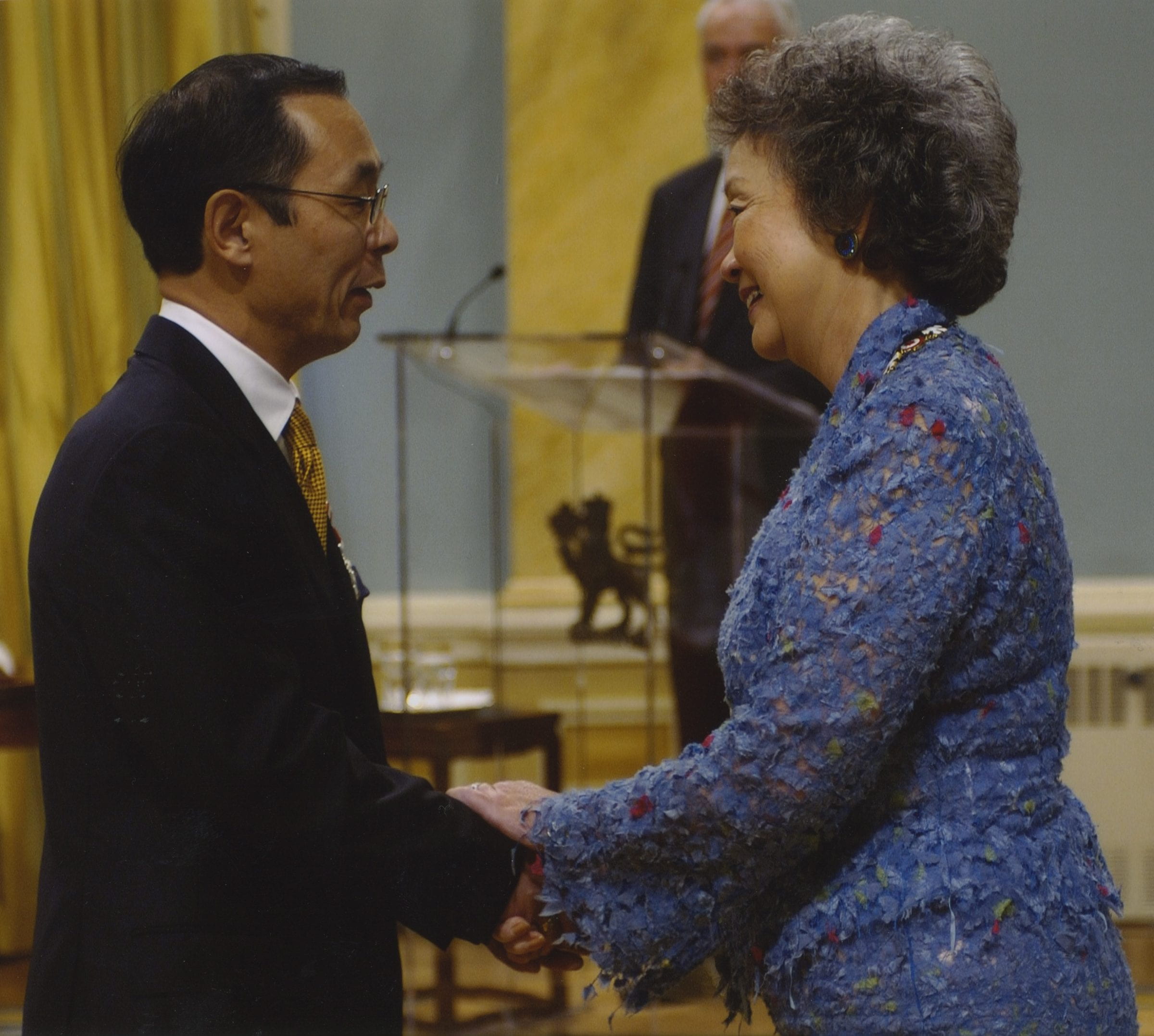 Takashi Murakami with Adrienne Clarkson