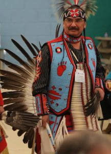 Joe Thompson at pow wow