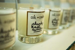 Coal and Canary candles