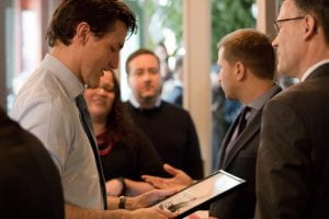 Justin Trudeau at Red River College