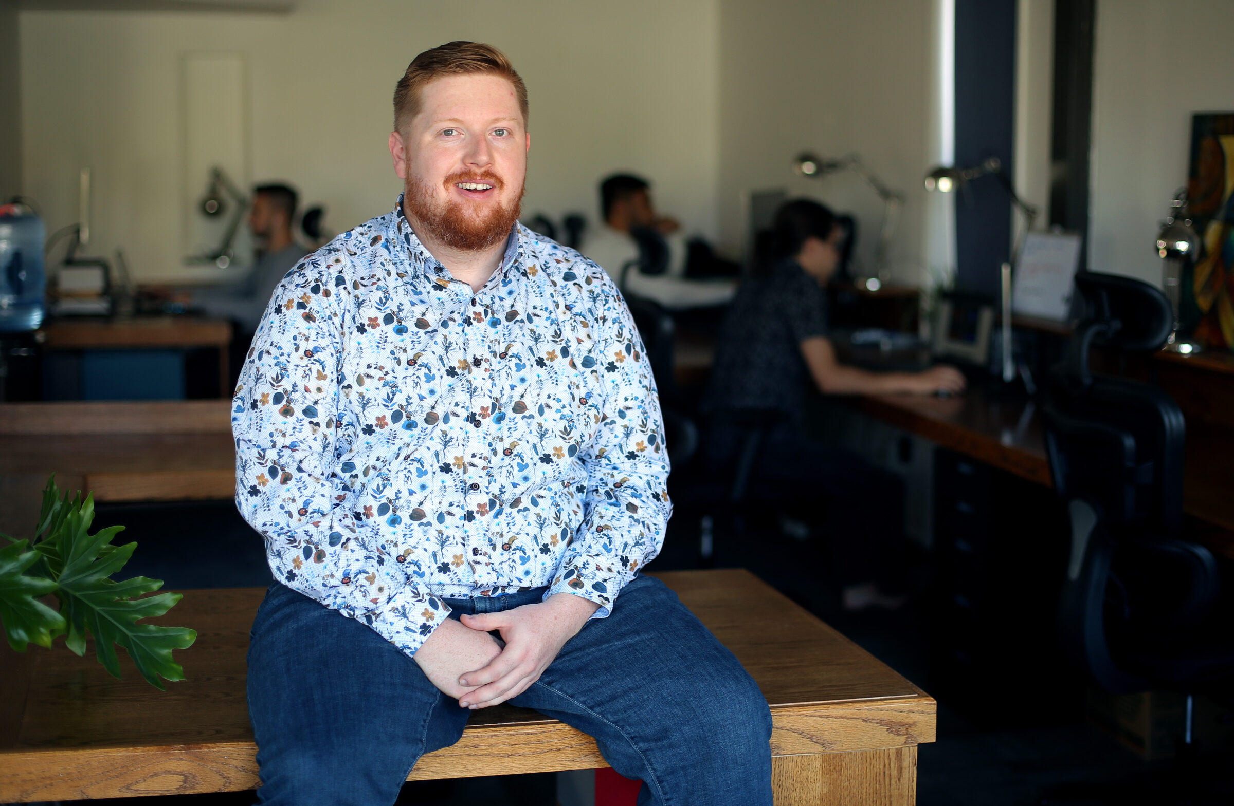 Karve IT CEO James Warren at the company’s Osborne Village office. For Red River College Photo by Jason Halstead