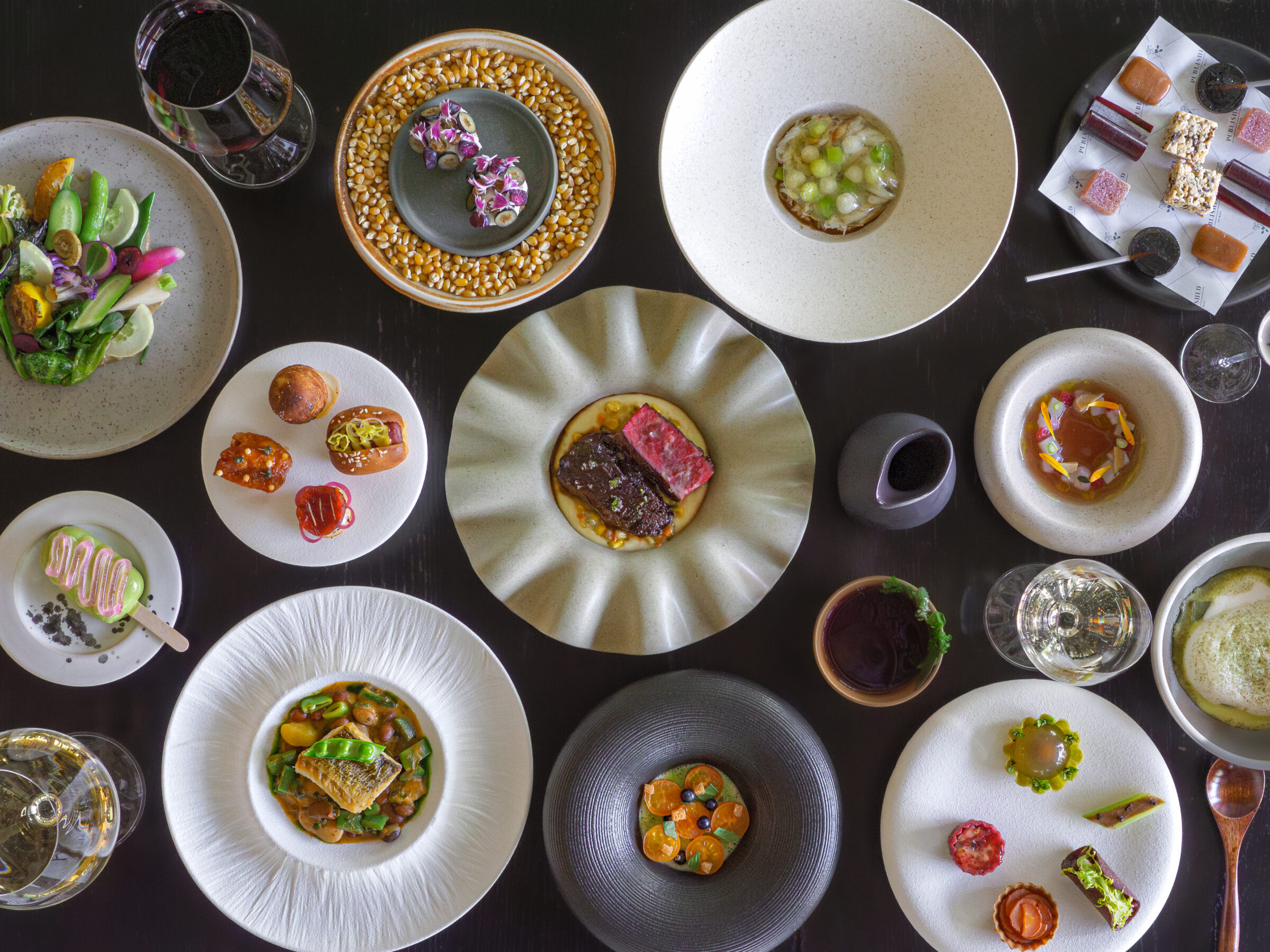 Published On Main's newest tasting menu, Flourish.