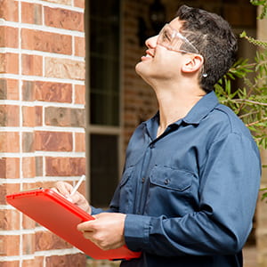 Energy Advisor inspecting a home