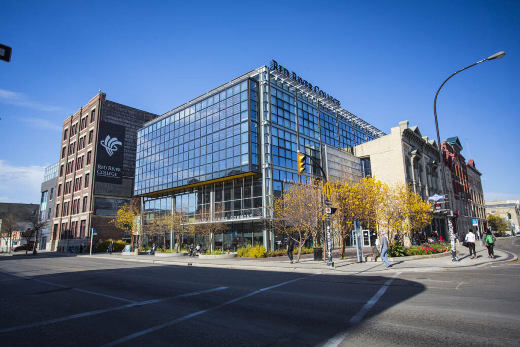 Exterior photo of the Roblin Centre