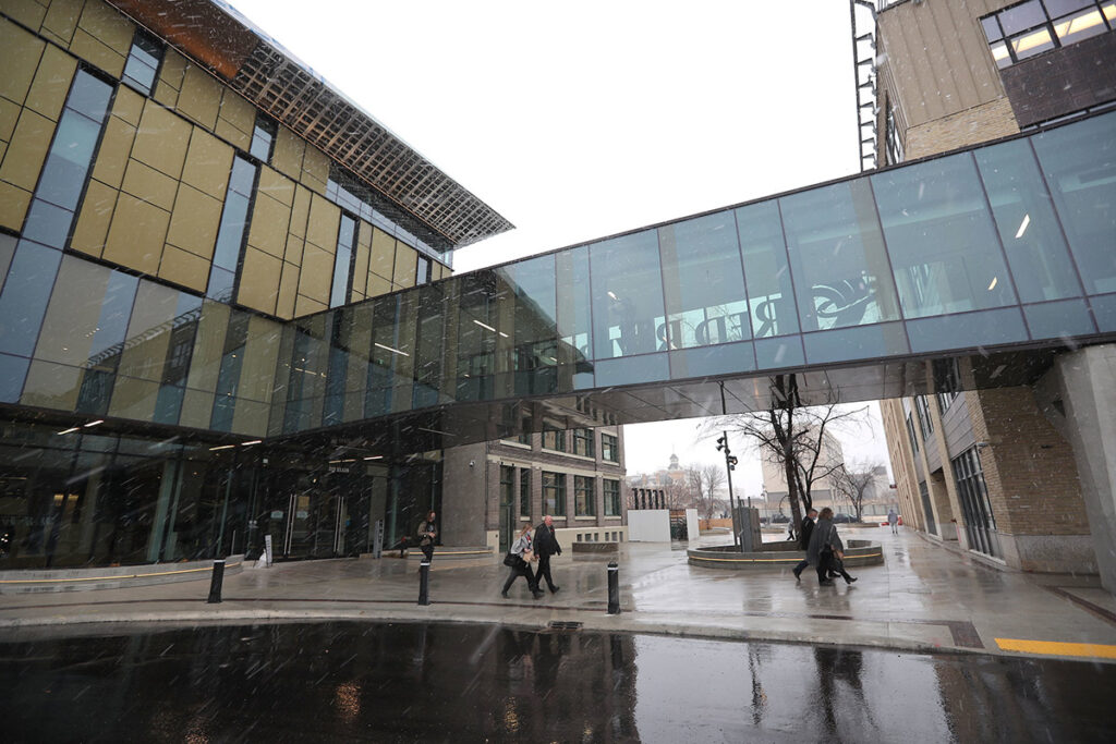 Exterior photo of the Exchange District Campus 