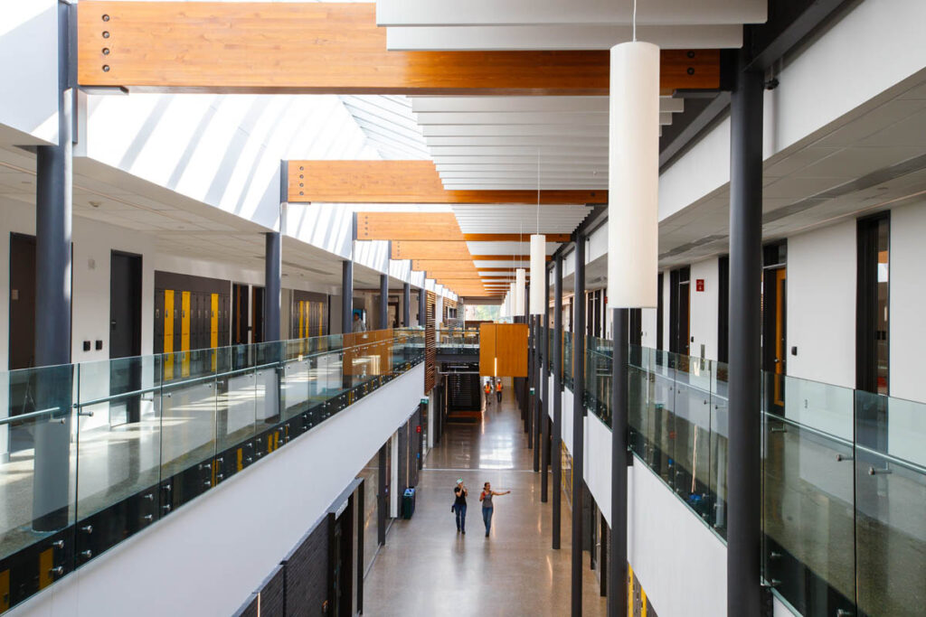 Interior photo of the Notre Dame Campus 