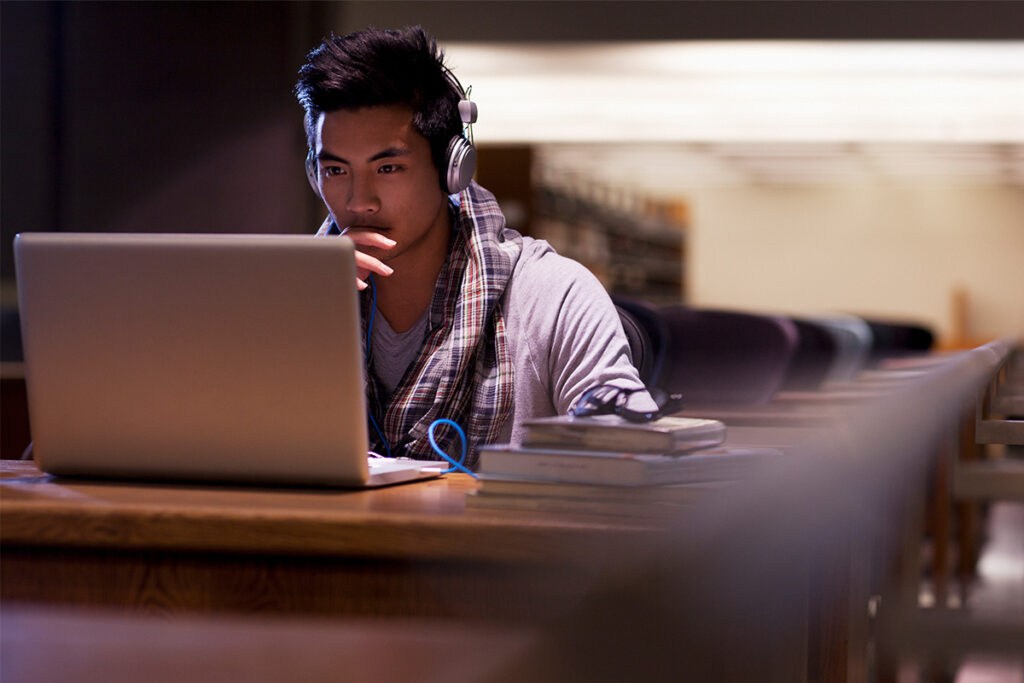 Man on laptop