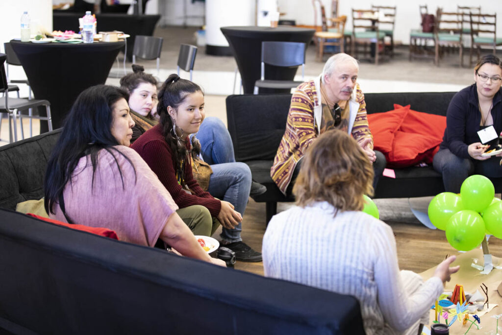 Group of students participating in a workshop