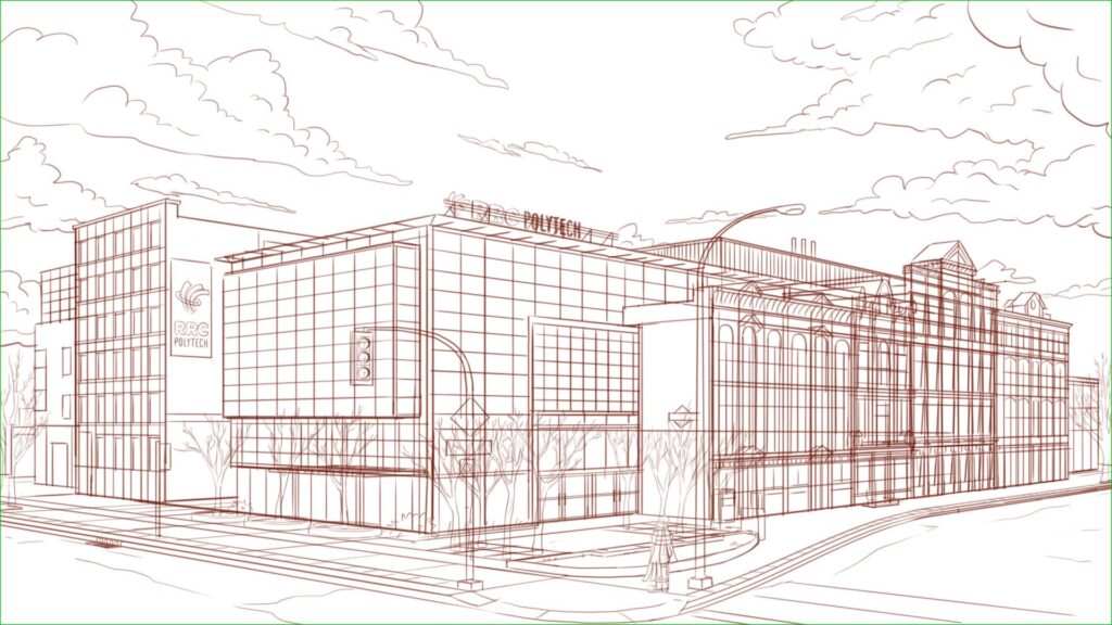 Perspective drawing example