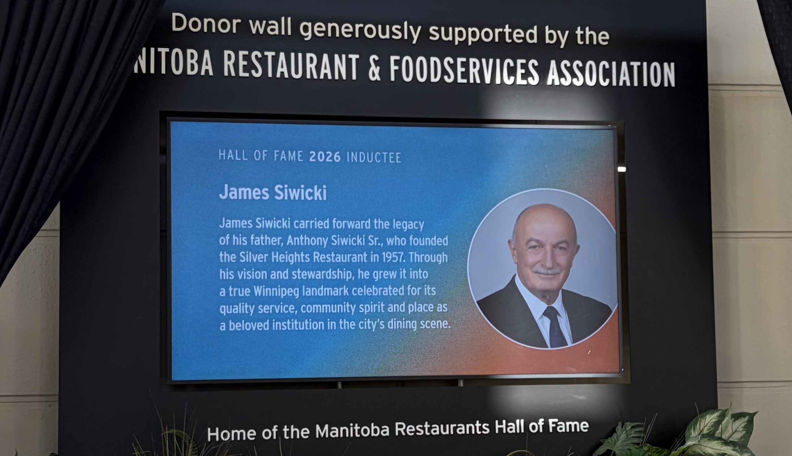 Manitoba Restaurants Hall of Fame on the menu at Paterson GlobalFoods ...