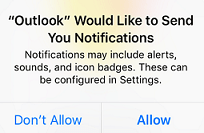 allow notifications window