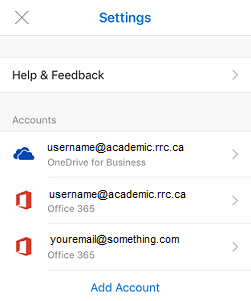 accounts with newly added account