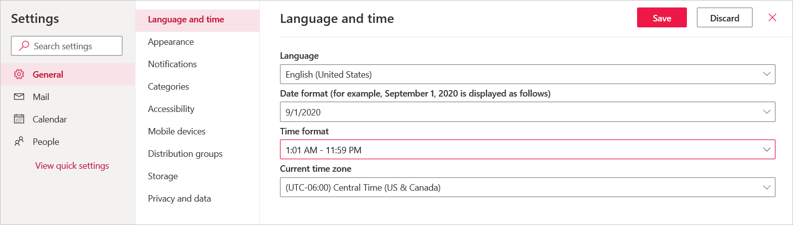 general language and time