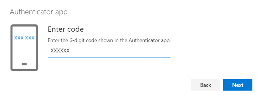 paste the code you copied and click next
