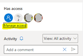 manage access