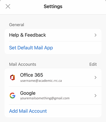 Connect to student email using Outlook app – Android : Red River College  Polytechnic: Information Technology Solutions