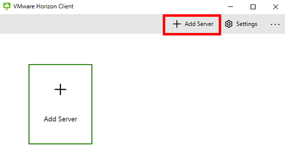 click add server