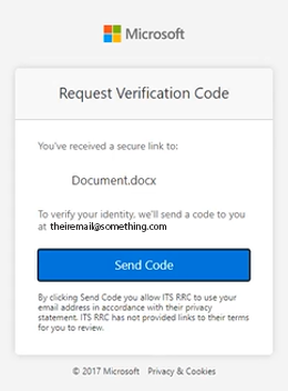 request code