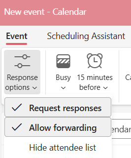response options