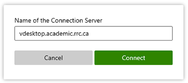 server name and click connect