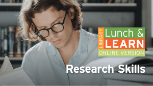 Library Lunch and Learn - Research Skills image