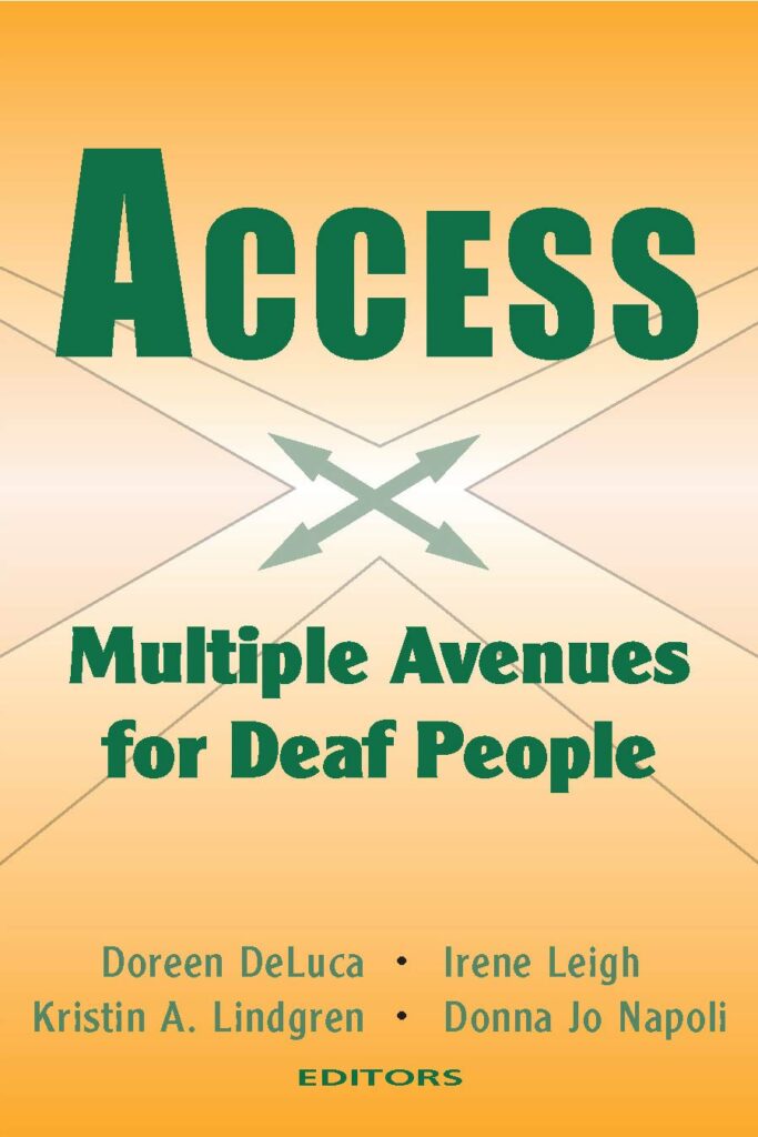 Access: multiple avenues for deaf people cover art