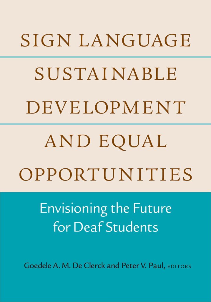 sign language sustainable development cover art