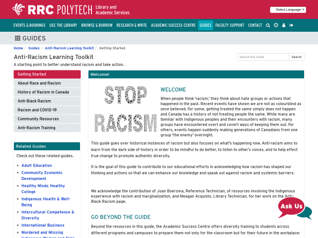 ANTI-RACISM LEARNING TOOLKIT