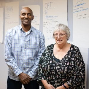 Susan Morgan and Amanuel Embaye, Equal Opportunities West