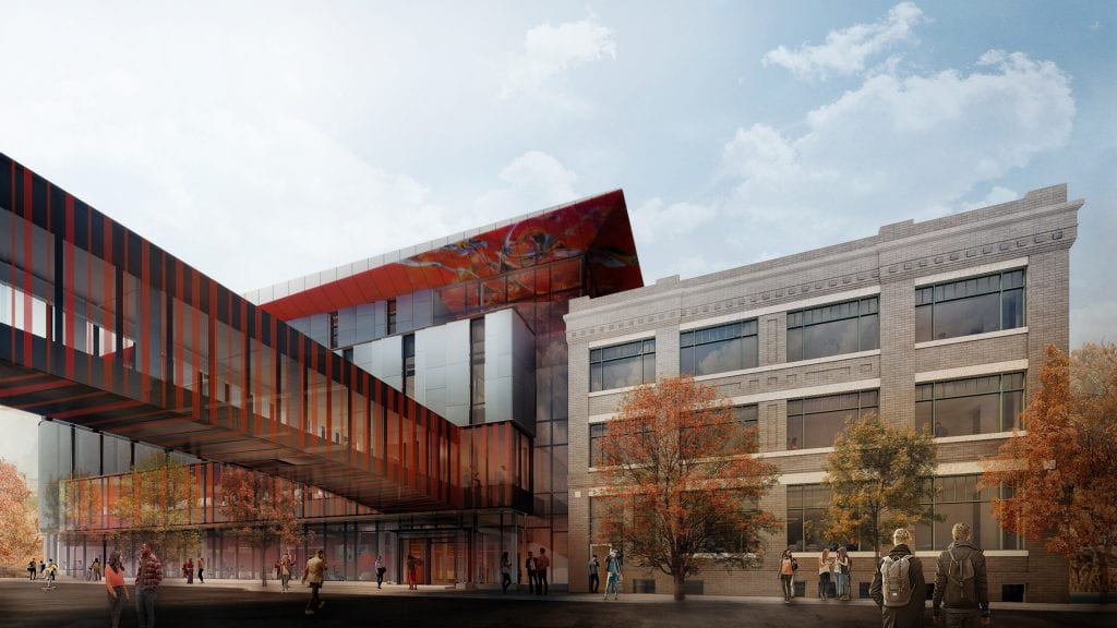 Rendering of RRC Polytech's Innovation Centre