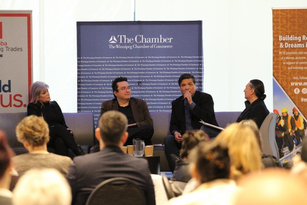 Four panelists speak at Winnipeg Chamber of Commerce event