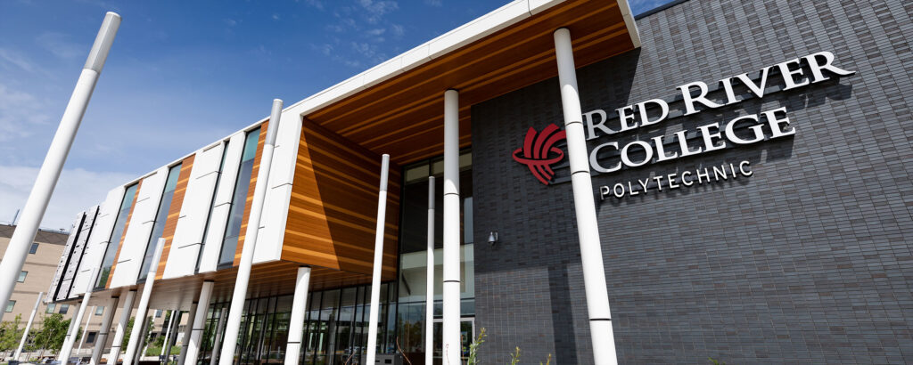 Exterior signage, Red River College Polytechnic Polytechnic