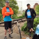 Patrick and Daniel helping out at the RRC Polytech Bike to Work Day Pit Stop