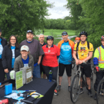 RRC Polytech Staff at the RRC Polytech Bike to Work Day Pit Stop