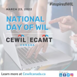 March 23, 2022 National Day of WIL CEWIL
