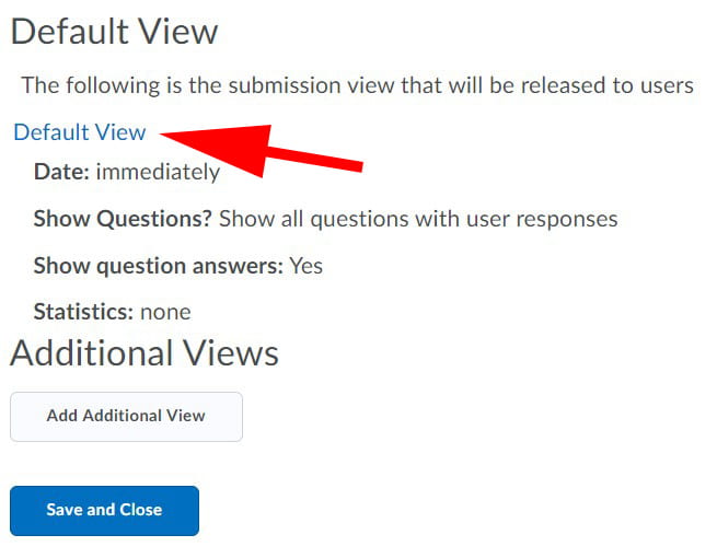 View Answers and Preview a Quiz – Help Center