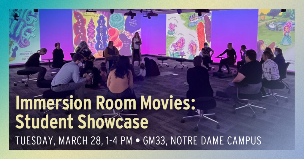 Student Movie Showcase in the Immersion Room Red River College