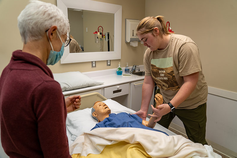 health care worker student and teacher