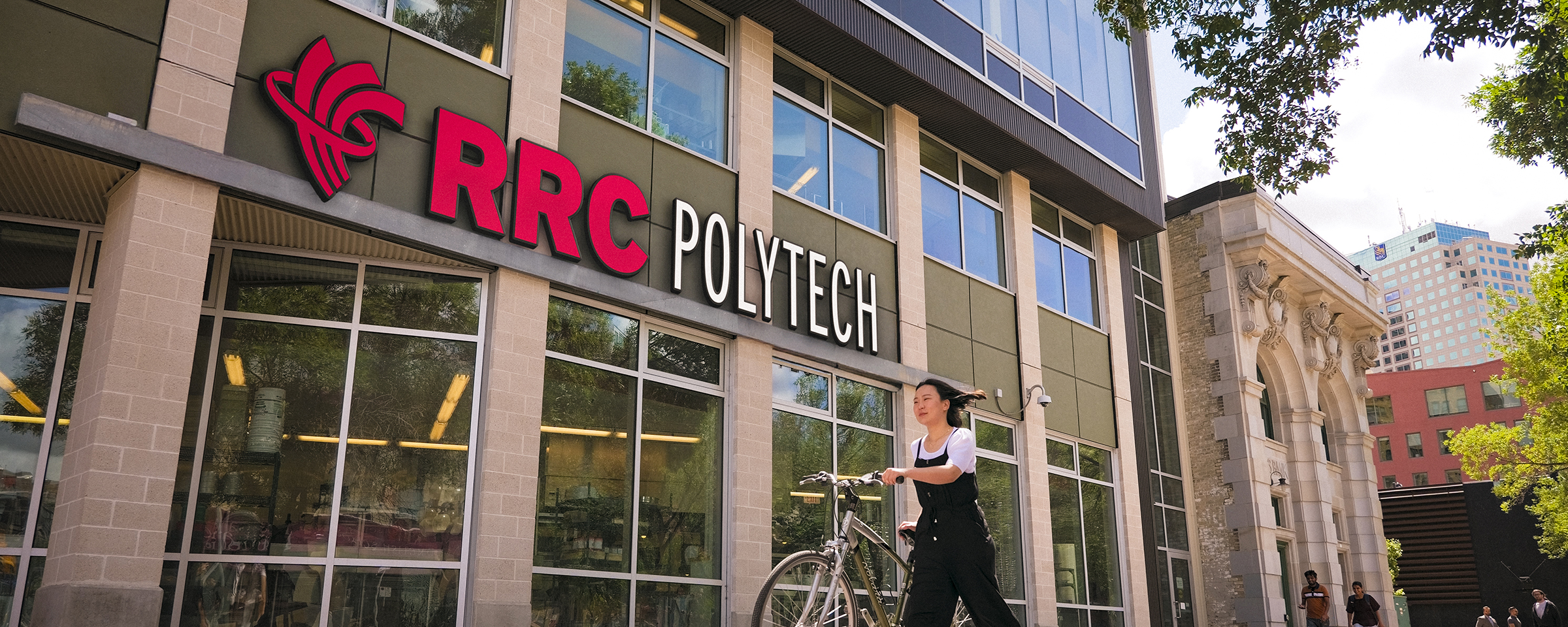 Exterior of RRC Polytech campus