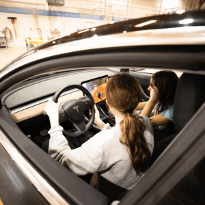 kids in car