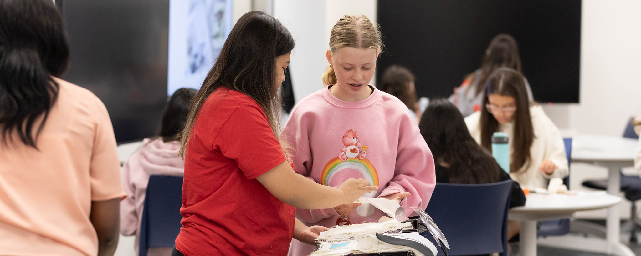 kids in a classroom setting